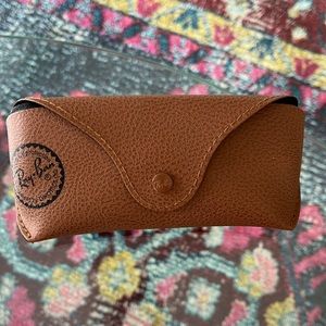 Ray-Ban Brown Leather Case